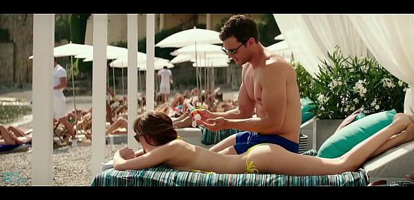  Dakota Johnson - Topless at a beach in Fifty Shades Freed- (uploaded by celebeclipse.com)